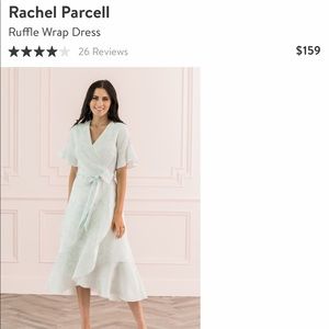 White with blue flower pattern dress